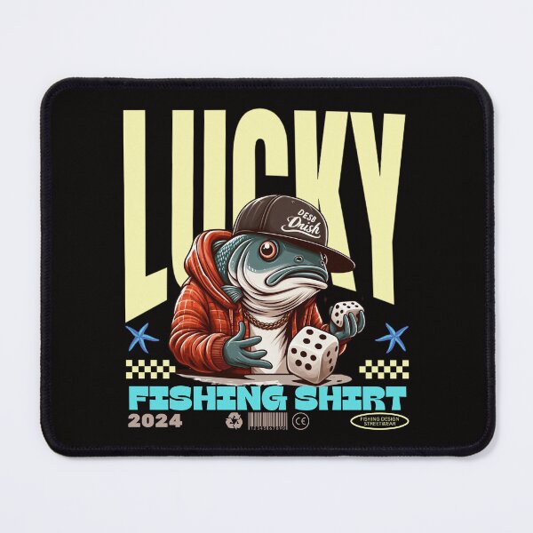 Item preview, Lucky fishing shirt designed and sold by Peerless-Prime.
