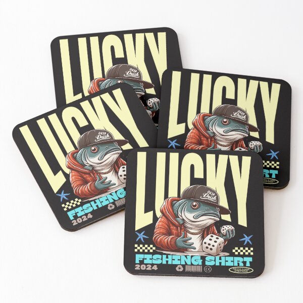 Item preview, Lucky fishing shirt designed and sold by Peerless-Prime.