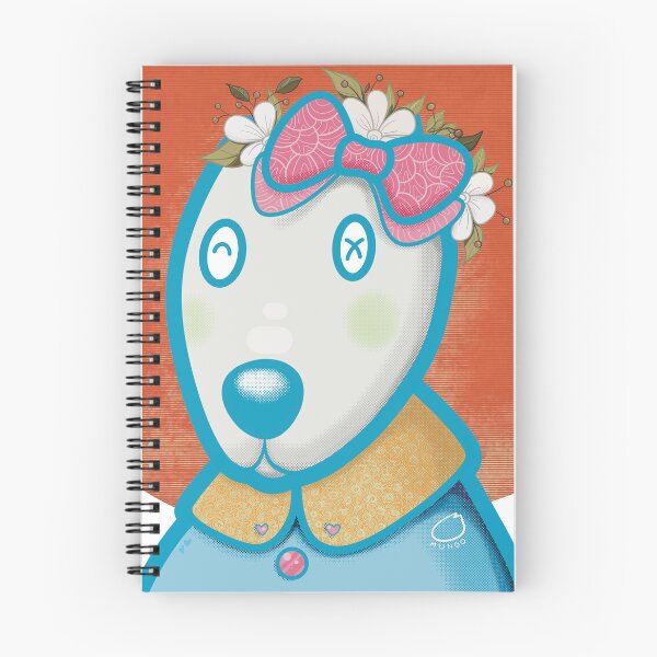 Item preview, Smiling Dog wearing a Bouquet of Flowers with cute bow on her head designed and sold by tennstudio.