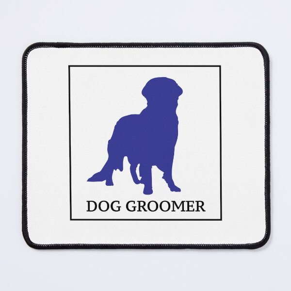 Item preview, Blue Dog Groomer Box Logo designed and sold by Corner-Distro.