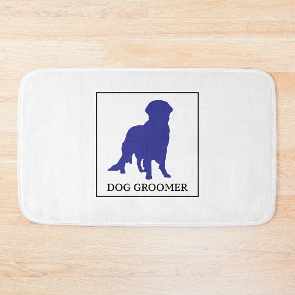 Item preview, Blue Dog Groomer Box Logo designed and sold by Corner-Distro.