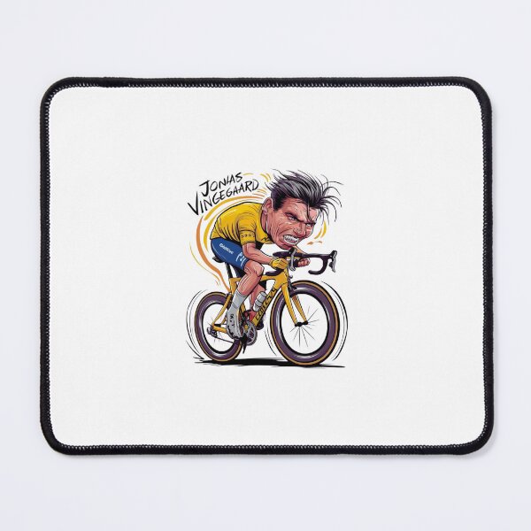 Item preview, Jonas Vingegaard: Tour de France Champion - Dynamic Cycling Race Design designed and sold by Colorful-Garden.
