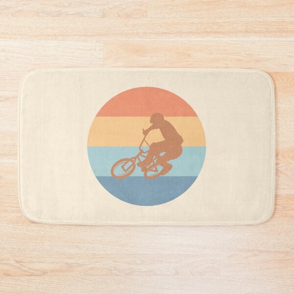 Item preview, BMX Bike Worn Pastel Retro Bicycle Design designed and sold by kakarikihill.