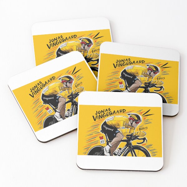 Item preview, Jonas Vingegaard: Tour de France Champion - Dynamic Cycling Race Design designed and sold by Colorful-Garden.