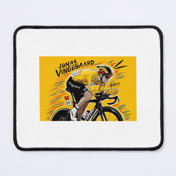 Item preview, Jonas Vingegaard: Tour de France Champion - Dynamic Cycling Race Design designed and sold by Colorful-Garden.