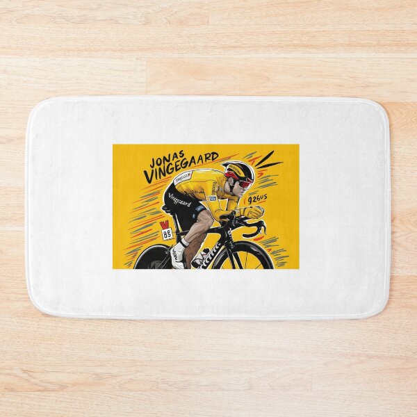 Item preview, Jonas Vingegaard: Tour de France Champion - Dynamic Cycling Race Design designed and sold by Colorful-Garden.