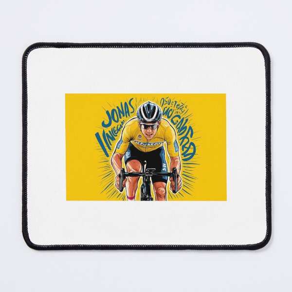 Item preview, Jonas Vingegaard: Tour de France Champion - Dynamic Cycling Race Design designed and sold by Colorful-Garden.