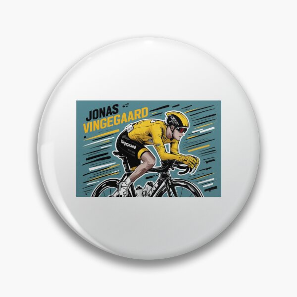 Item preview, Jonas Vingegaard: Tour de France Champion - Dynamic Cycling Race Design designed and sold by Colorful-Garden.