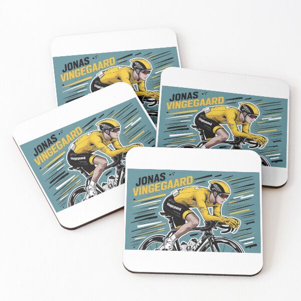 Item preview, Jonas Vingegaard: Tour de France Champion - Dynamic Cycling Race Design designed and sold by Colorful-Garden.