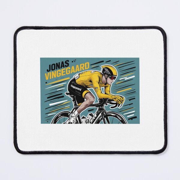 Item preview, Jonas Vingegaard: Tour de France Champion - Dynamic Cycling Race Design designed and sold by Colorful-Garden.