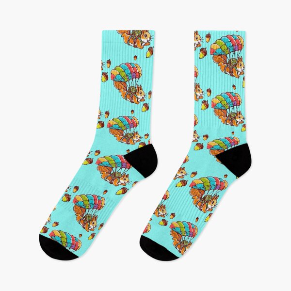 Item preview, Squirrel Skydiving with Acorns designed and sold by beyazart.