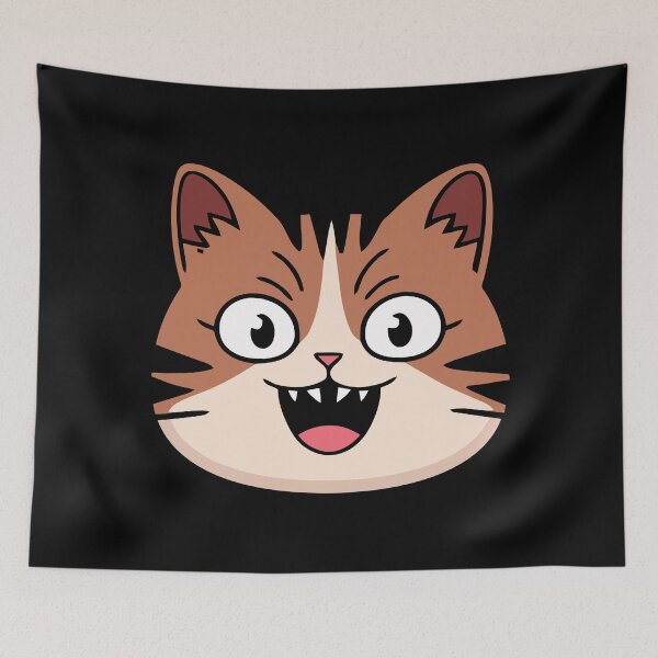 Item preview, Happy Cat Face In Clipart Style designed and sold by Adelberton.