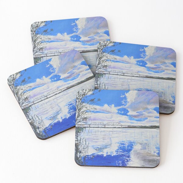 Item preview, Cloud reflections on Murray River designed and sold by ChristineDavisArt.