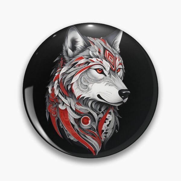 Item preview, Wolf Head Haida Art designed and sold by nbg2012.