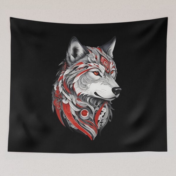 Item preview, Wolf Head Haida Art designed and sold by nbg2012.