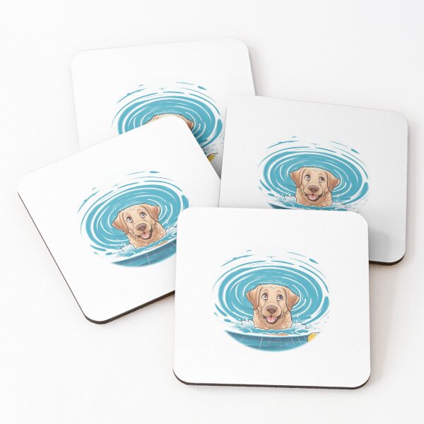 Item preview, Labrador splashing in the water designed and sold by TaPaVu.