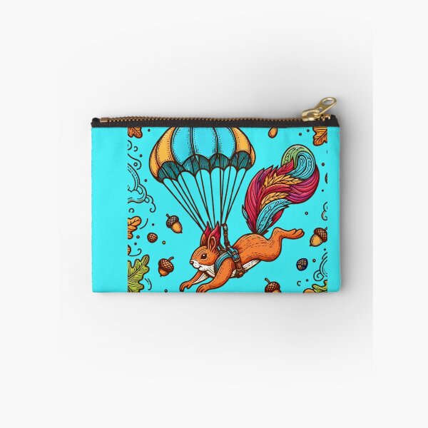 Item preview, Skydiving Squirrel - Adventurous Cartoon Design designed and sold by beyazart.