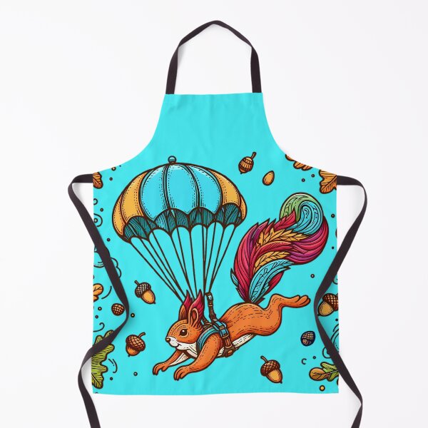 Item preview, Skydiving Squirrel - Adventurous Cartoon Design designed and sold by beyazart.