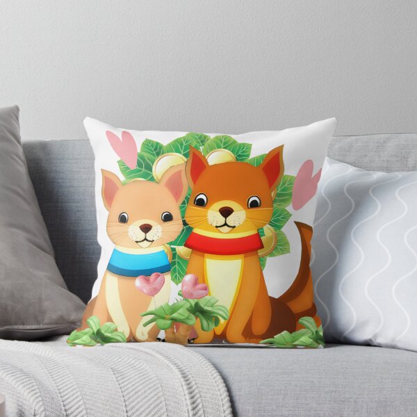Item preview, squirrels in love in nature designed and sold by MigWhimsy.