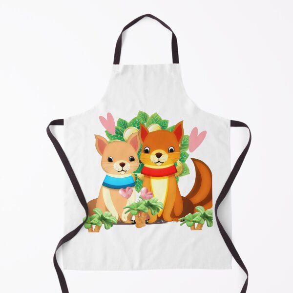 Item preview, squirrels in love in nature designed and sold by MigWhimsy.