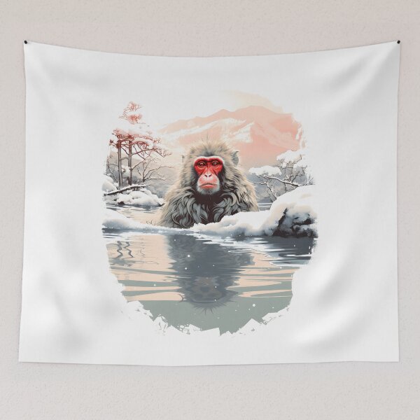 Item preview, Japanese macaque | Snow monkey designed and sold by DerSenat.