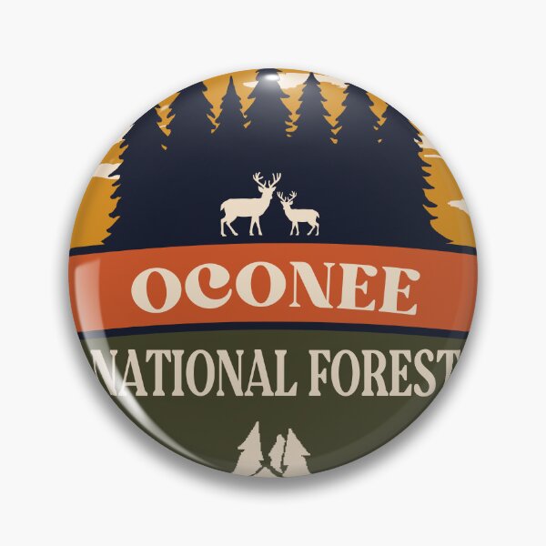 Item preview, Oconee National Forest designed and sold by graphic-map.