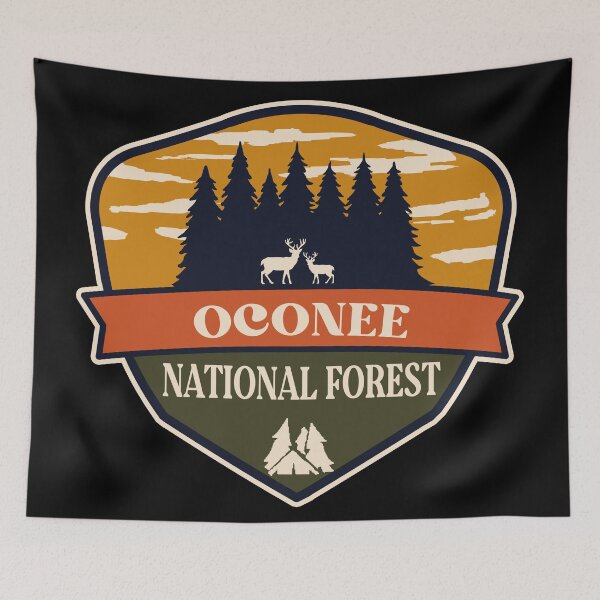 Item preview, Oconee National Forest designed and sold by graphic-map.