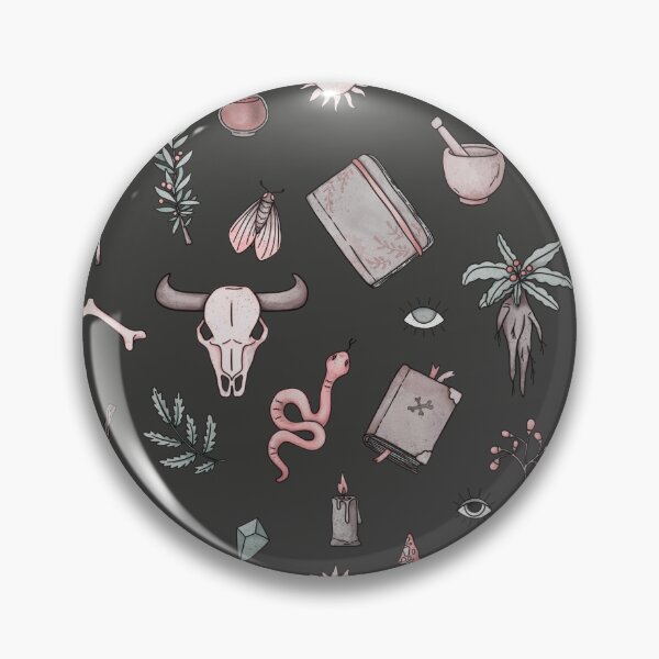 Item preview, Mystery seamless pattern on black, Magic Witchcraft Digital paper, Mystical printable paper designed and sold by GorXena.