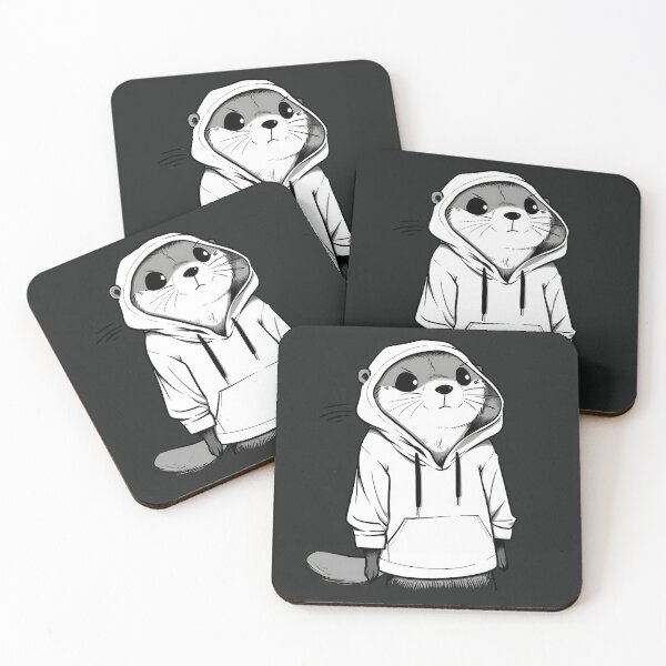 Item preview, Otter in Hoodie, Funny Otter, Cool Otter designed and sold by xiao xuans.