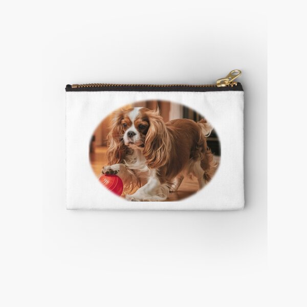 Item preview, Cavalier King Charles guarding his ball designed and sold by TaPaVu.