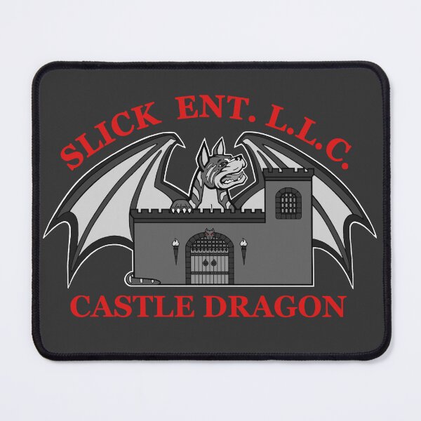 Item preview, CASTLE DRAGON GRAYSTONE GRAY designed and sold by SlickBallz.