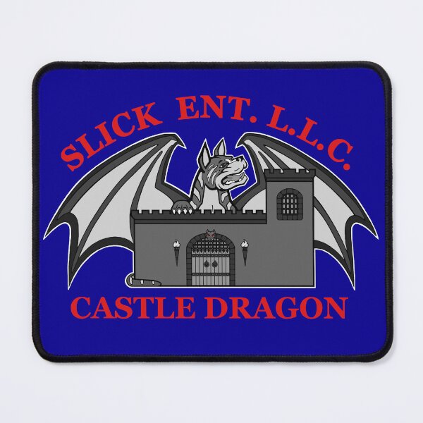 Item preview, CASTLE DRAGON ROYAL BLUE designed and sold by SlickBallz.