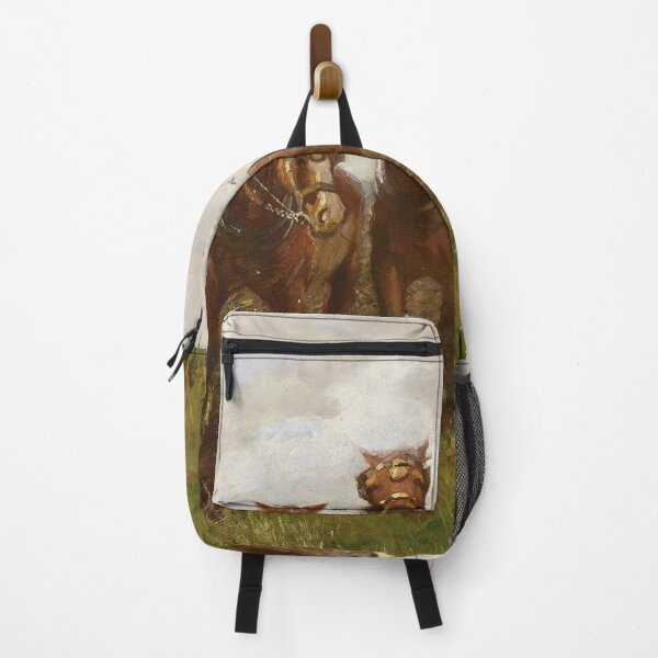 Item preview, Horse and Plough vintage painting designed and sold by Vintage Designs +.