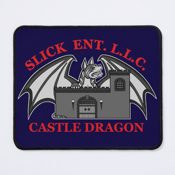 Item preview, CASTLE DRAGON MIDNIGHT BLUE designed and sold by SlickBallz.