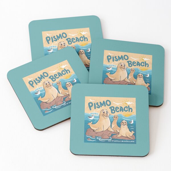 Item preview, Sunbathing Seals at Pismo Beach designed and sold by Globalcitytees.