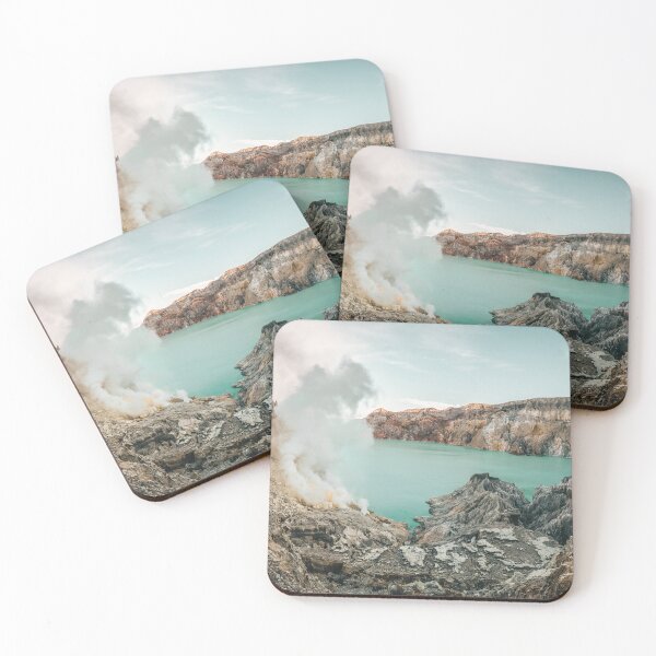 Item preview, Volcanic landscape - Sunrise on Mount Ijen #8 designed and sold by LucaRamble.