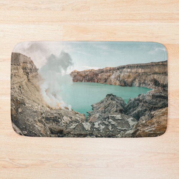 Item preview, Volcanic landscape - Sunrise on Mount Ijen #8 designed and sold by LucaRamble.