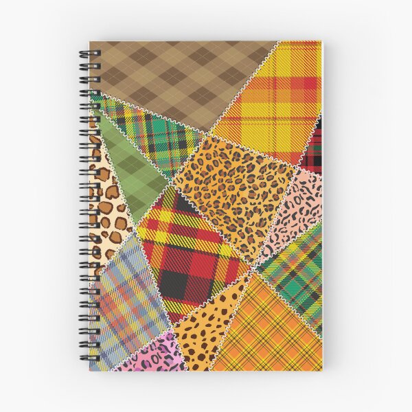 Item preview, Leopard Print Buffalo Plaid Patchwork designed and sold by MintaApparel.