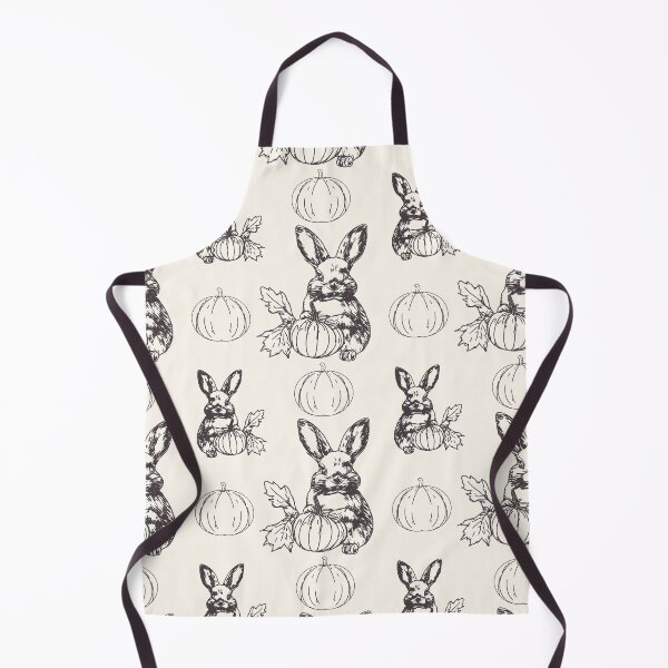 Item preview, Cute rabbit with pumpkins outlines pattern designed and sold by Jayjaynaenae.