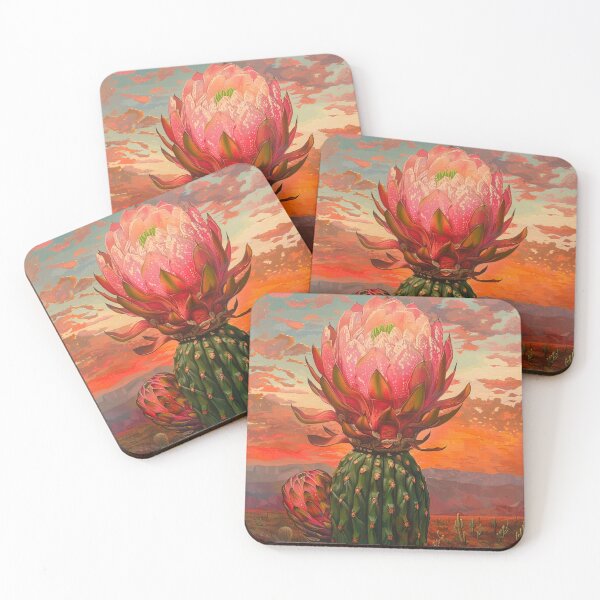 Item preview, Flower cactus designed and sold by patternshoprad.