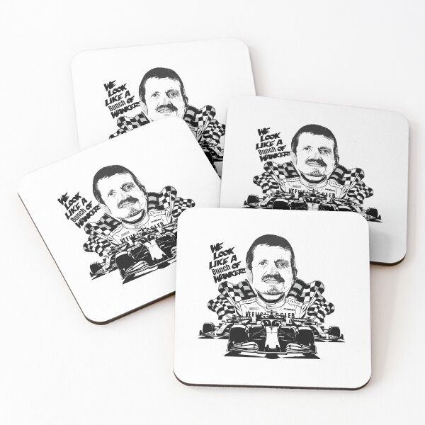 Item preview, Guenther Steiner F1 Quote - We Look Like a Bunch of Wankers designed and sold by ObjCrea123.