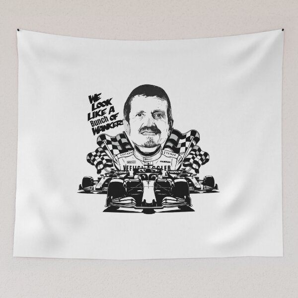 Item preview, Guenther Steiner F1 Quote - We Look Like a Bunch of Wankers designed and sold by ObjCrea123.