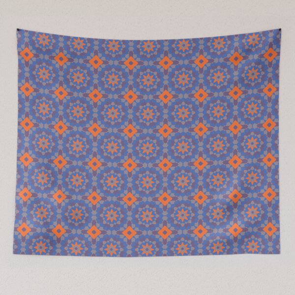 Item preview, Blue orange purple geometric 1 designed and sold by AneissPiaf.