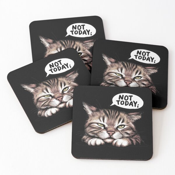 Item preview, Lazy cat - NOT TODAY! designed and sold by PureViolence.
