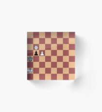 Chess, play chess, chess piece, chess set, chess master Acrylic Block