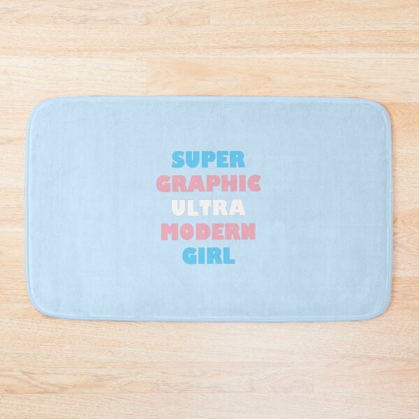 Item preview, Super Graphic Ultra Modern Girl in Blue/Pink/White designed and sold by aestheticqueen.