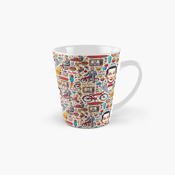 Item preview, Whimsical Pee-wee Herman pattern with playhouse elements. designed and sold by ColorfulStyle.