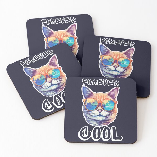 Item preview, Forever Cool- Funny Cat designed and sold by Y0ussefrizk.