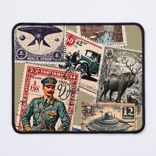 Item preview, vintage stamps of history designed and sold by aliraweb.