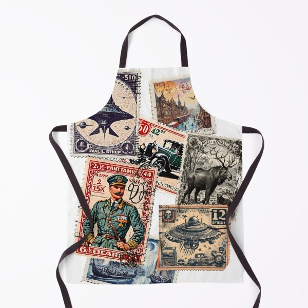 Item preview, vintage stamps of history designed and sold by aliraweb.